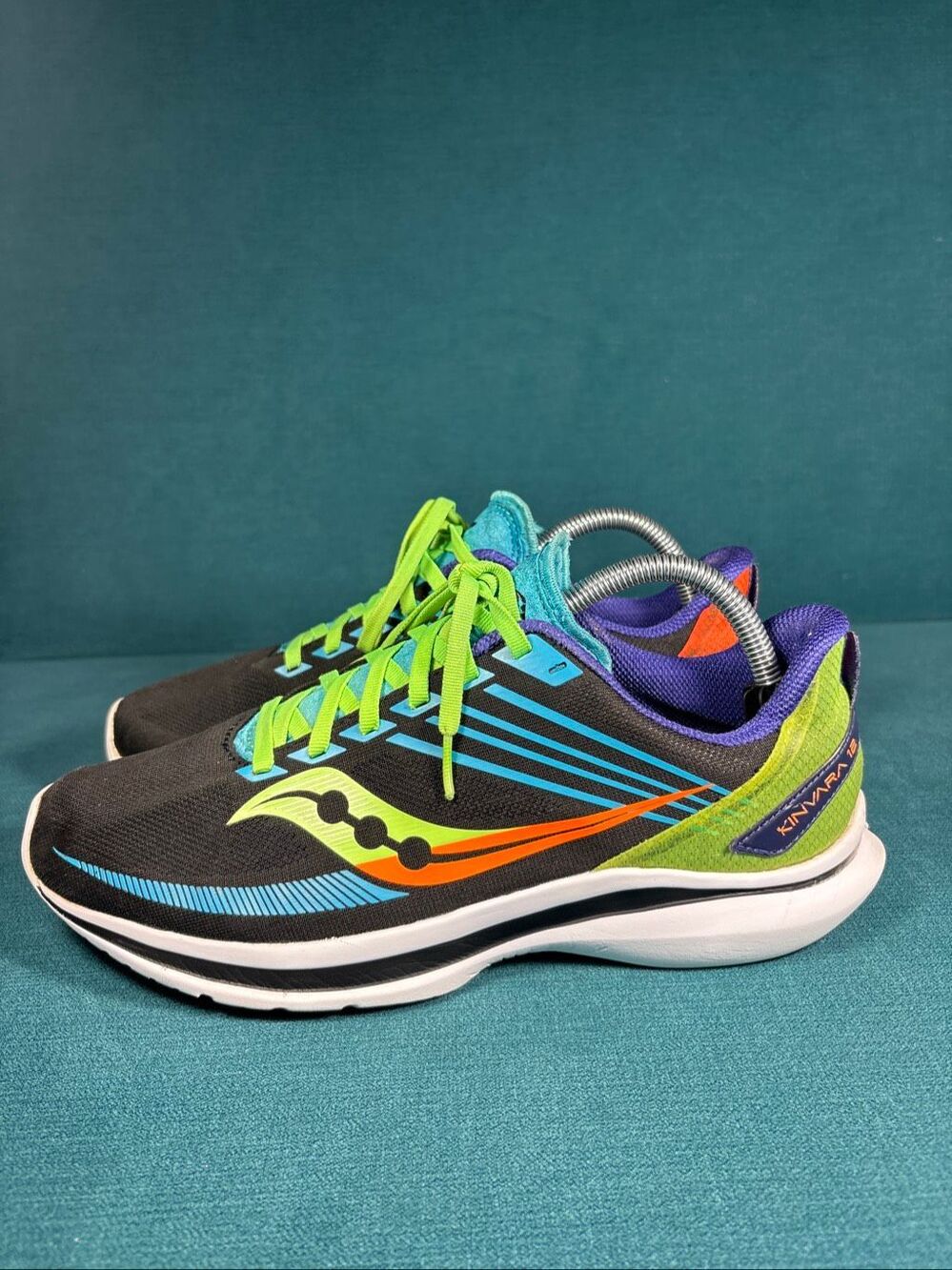 Saucony Kinvara 12 Black Citron Running Shoes Men's Size 8.5 S20619-25